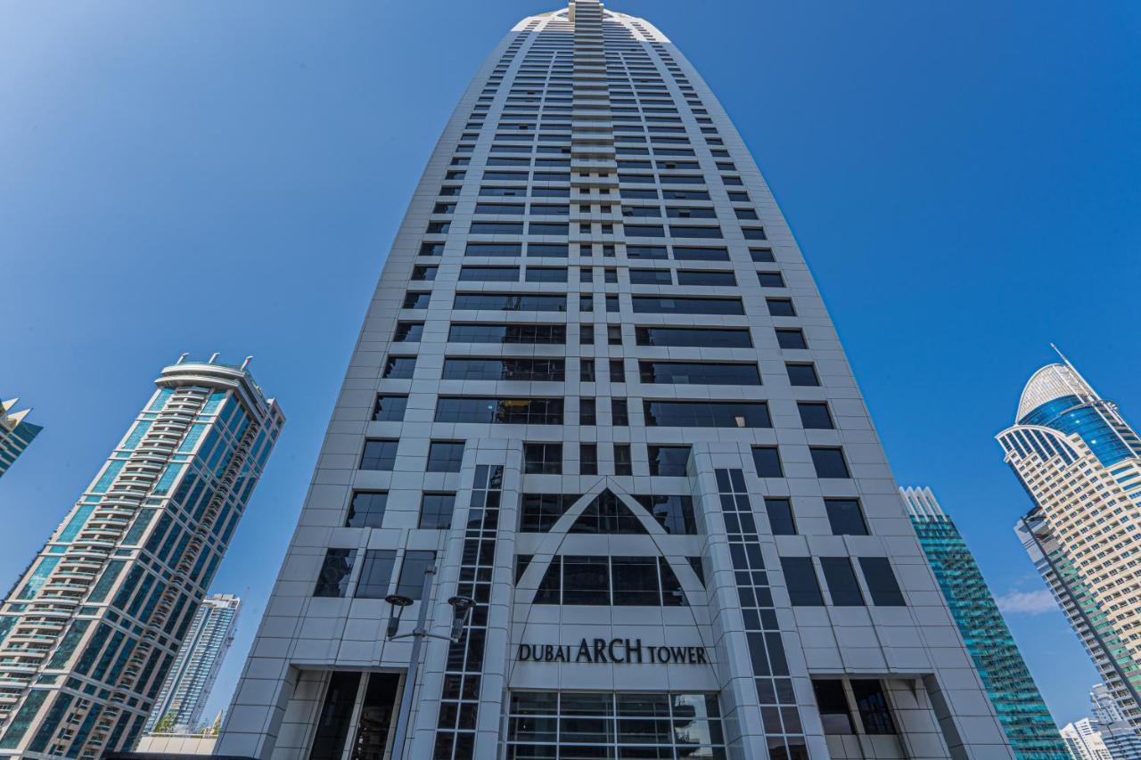 Higuests - Modern Studio With Incredible City Skyline View Dubái Exterior foto