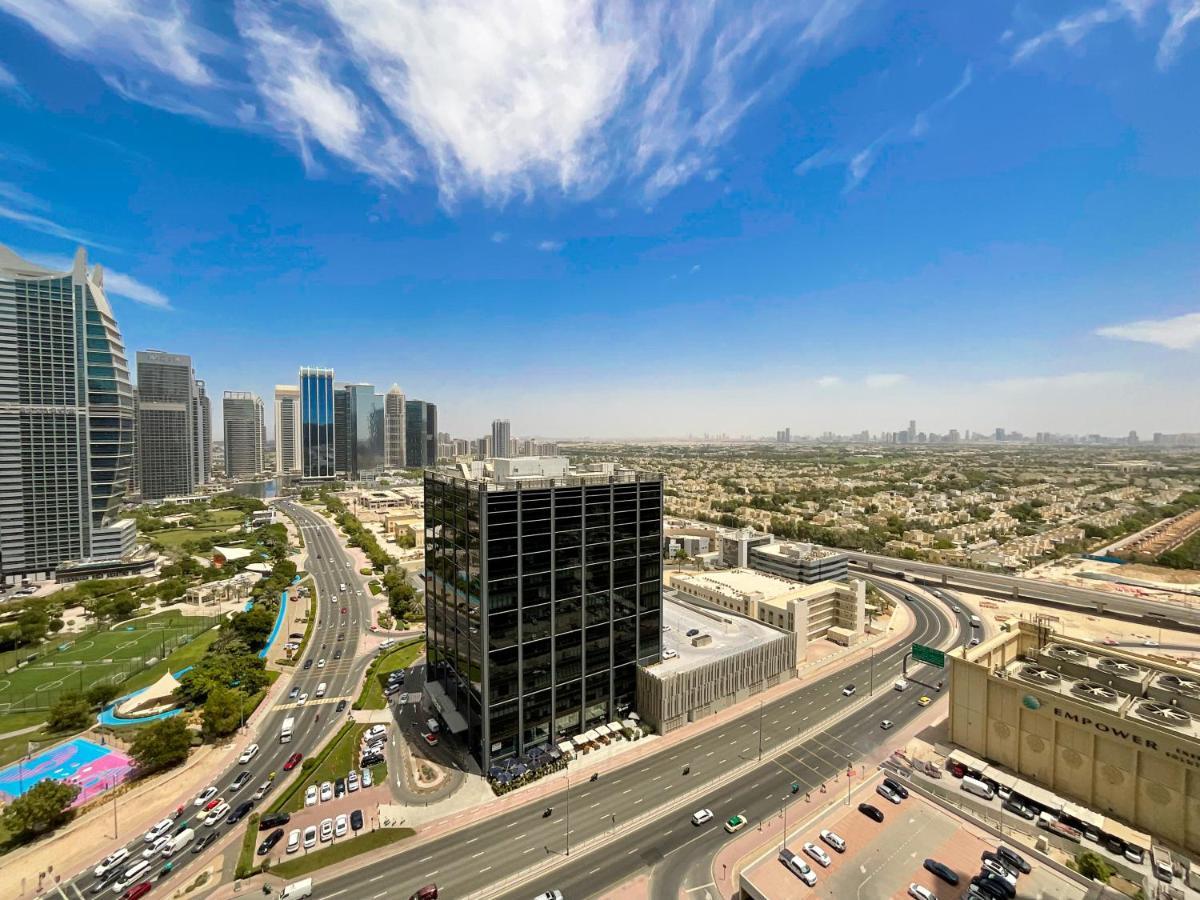 Higuests - Modern Studio With Incredible City Skyline View Dubái Exterior foto